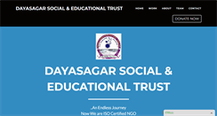 Desktop Screenshot of dayasagartrustnashik.com